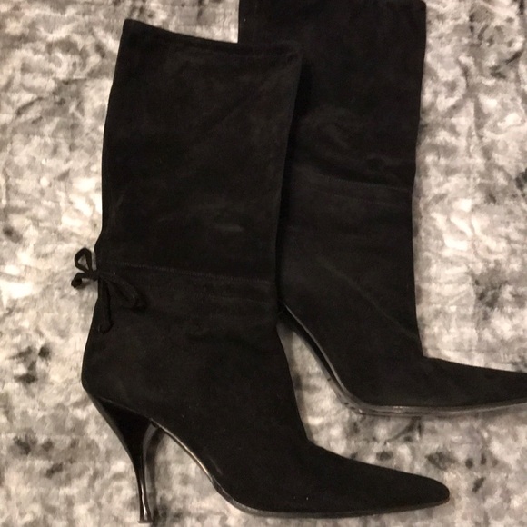 MiuMiu suede slouchy boots - Picture 2 of 7